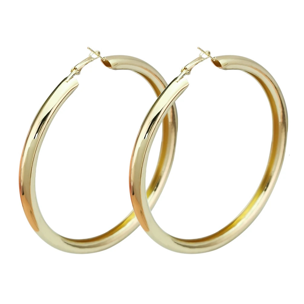 Fashion Oversized Big Hoop Earrings For Women Basketball Brincos Large Thick Round Circle Earrings Hoops Eardrop Punk Jewelry250214