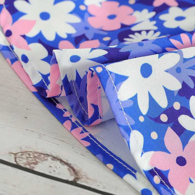 Childrens summer clothing set 2-5 years fashion vest and floral bodysuit 2 pieces girls clothing childrens pendant top W250218