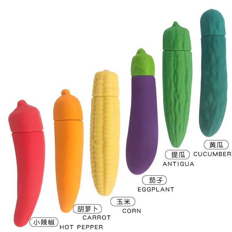 Vegetable Vibrator Dildo Clit Stimulator for Female Masturbation Sex Toys Fairy Mini Wand VibratingXJ250218