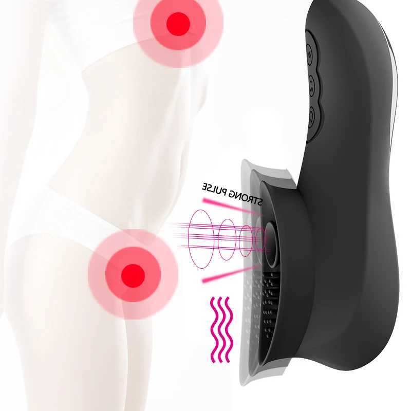 12 Frequency Silicone Sucker Massage Stick Female AV Stick Masturbation Cunnilingus Adult ProductsXJ250218