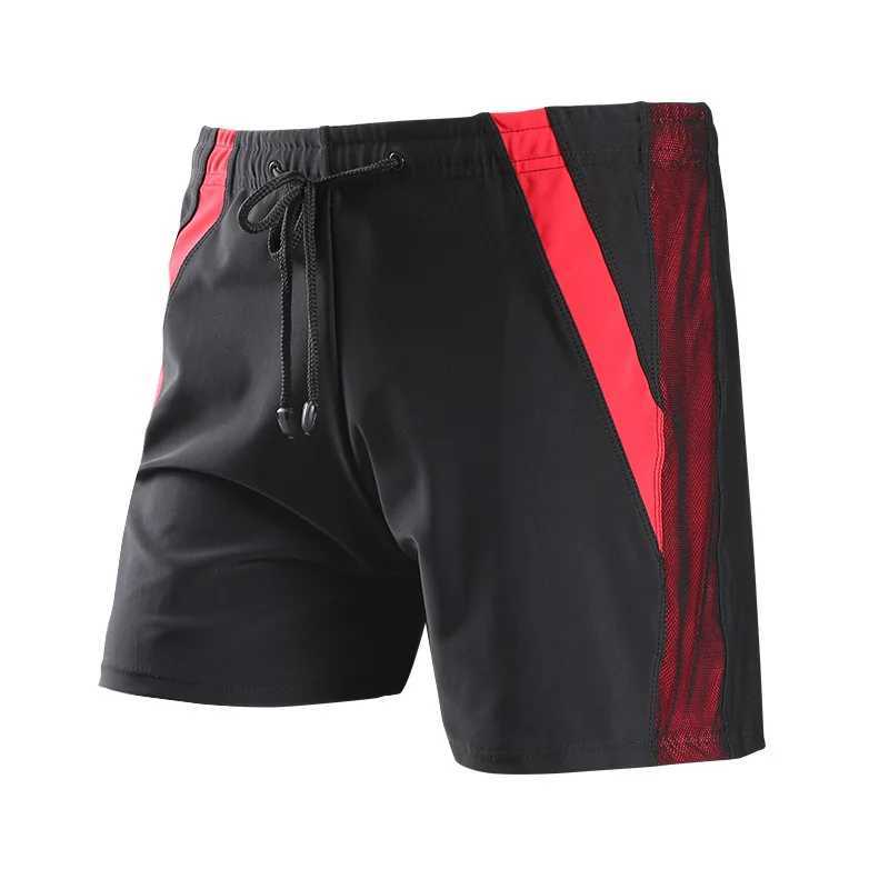 Hot Swimwear Men Drying Quickly Breathable Mens Swimsuits Swim Trunks Boxer Briefs Save Swim Suits Male Bathing Shorts M250218