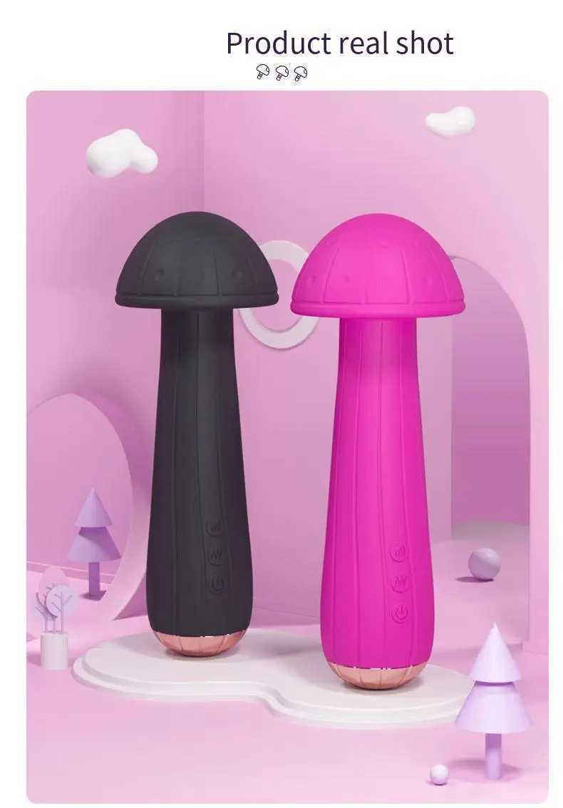 Automatic Rotating Mushroom Vibrator Vaginal G-spot Dildo Masturbator Massage Female Masturbator AV Stick Massage Stick Sex ToyXJ250218