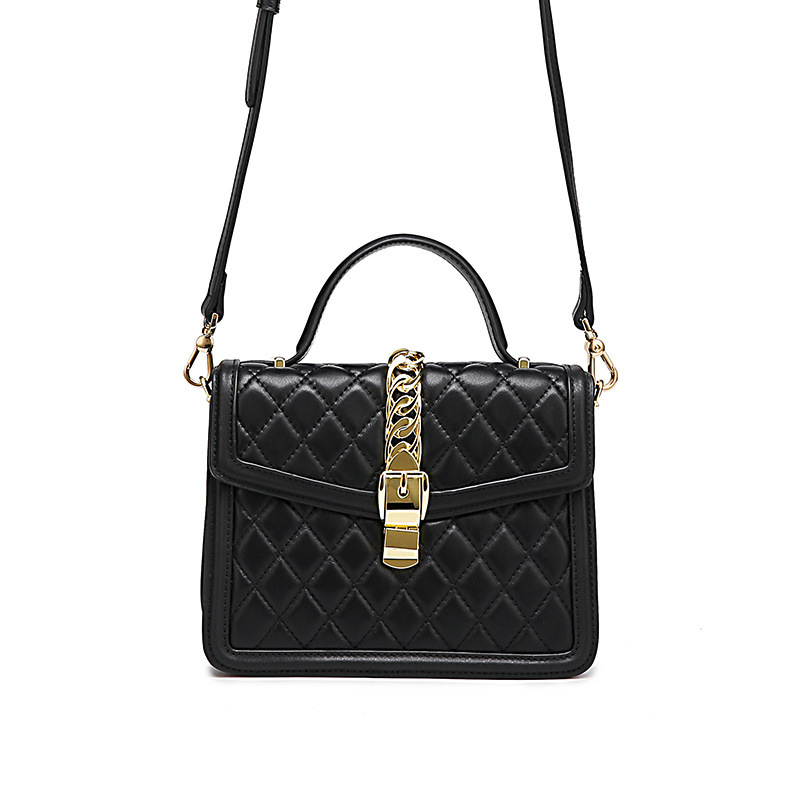 Designer Designer New Trendy Fashionable Diamond Grid Small Square Personalized And Stylish, Simple Crossbody Women's Bag, Handbag