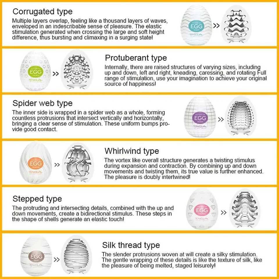 OREADEX 6 Mini Cups Egg Experience Ultra-Realistic Pleasure with this Portable Male Masturbator Egg - Perfect for Men! W250218