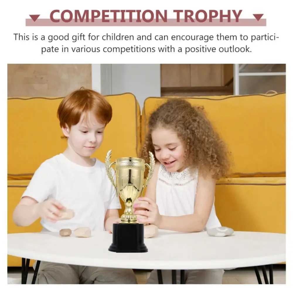 Childrens Trophy Awards Competition Soccer School Rewarding Supply Winner Award Trophy Toy Plastic Model Small Prize Cup W250217