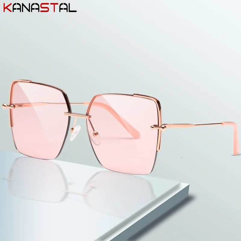 Women UV400 Sunglasses Men Nylon Sun Glasses Oversize Metal Eyeglasses Frame Beach Bike Party Travel Anti Shade Eyewear 250214
