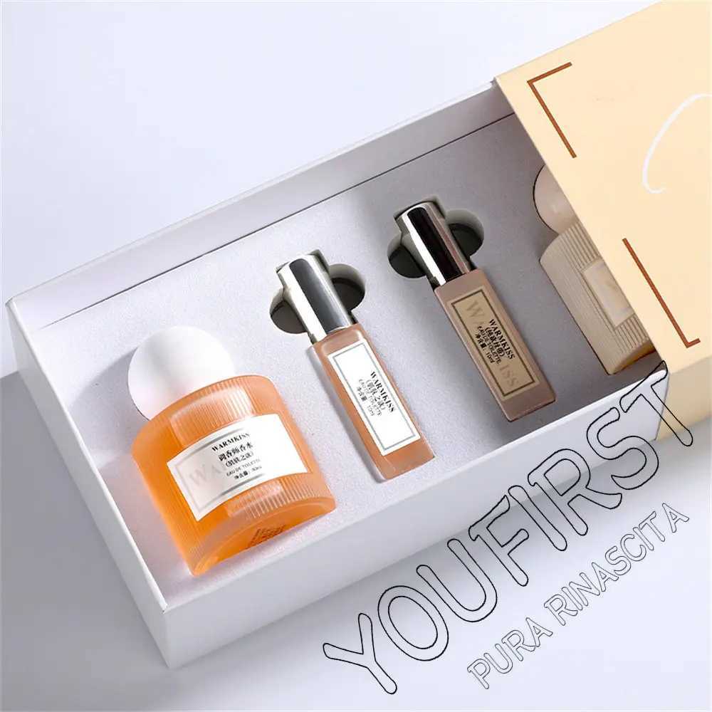 Brand 100ml Women Perfume Gift Box 4pcs Set Exudes Feminine Charm Lasting Fragrance Eau De Parfum Plant Floral Scent Perfume for Women W250218