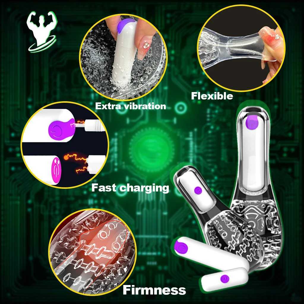 Automatic Sucking Masturbator for Men 0 Speeds Vibrator Glans Trainer Penis Massage Transparent Aircraft Cup Sex Toys for Man W250218