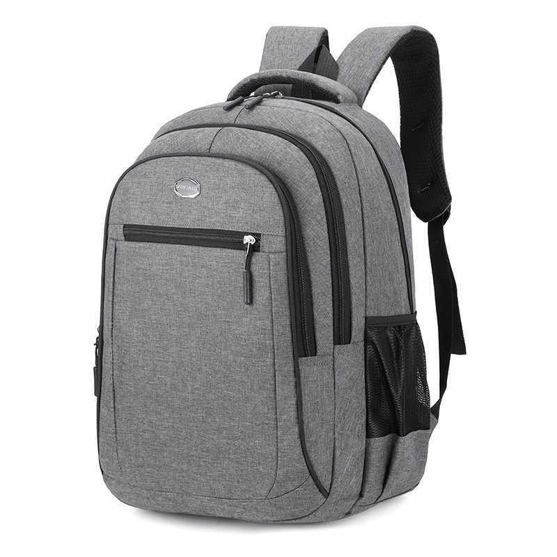 Computer Backpack Mens Backpack Business Large Capacity Printable Simple Backpack for Junior High School Students Day Backpack Travel Bag 241225