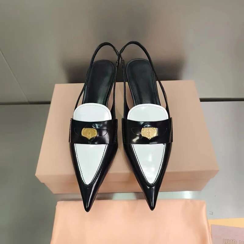 2022 New Mixed Color Sgback Pumps Cat Pointed Toe Stiletto Heel Shoes For Women
