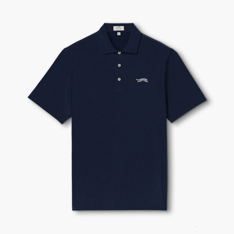 Tiger Woods Tiger Sun Day Red Icon 2025 Spring Summer High Quality Golf Short sleeved Polo Shirt For Men Black Top Clothing 250217
