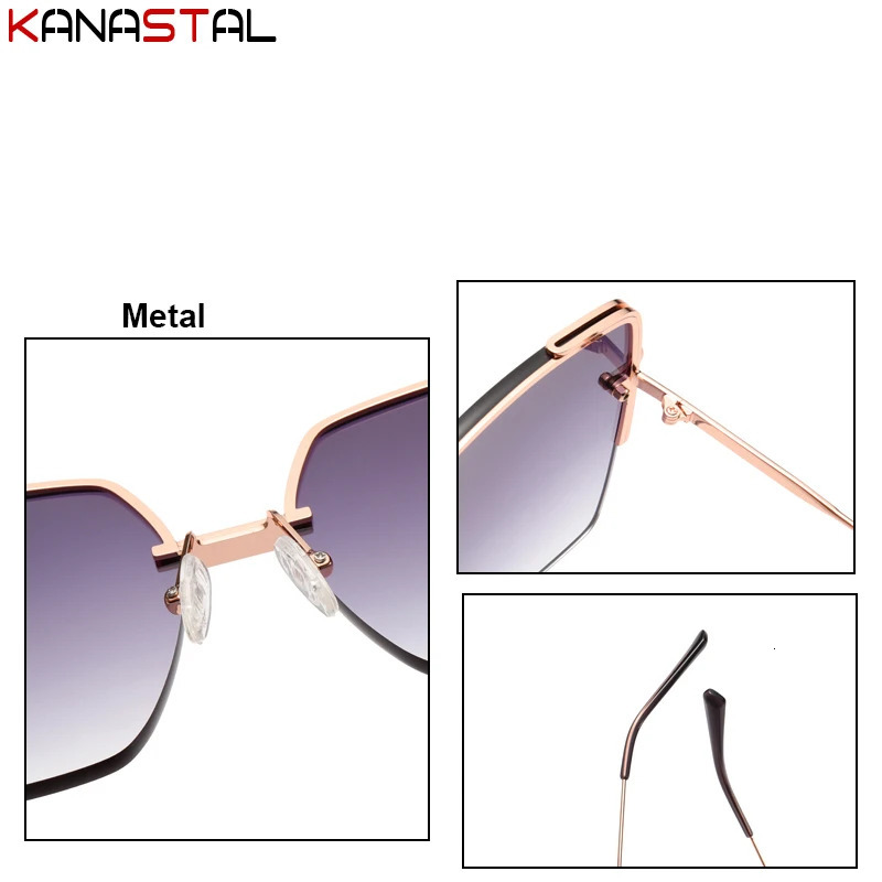 Women UV400 Sunglasses Men Nylon Sun Glasses Oversize Metal Eyeglasses Frame Beach Bike Party Travel Anti Shade Eyewear 250214