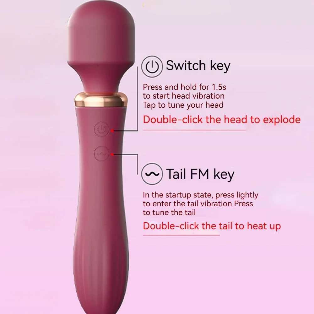 Vibration stick AV sex toy female specific masturbator female sex toy clitoral orgasmic artifact adult product vibrationXJ250218