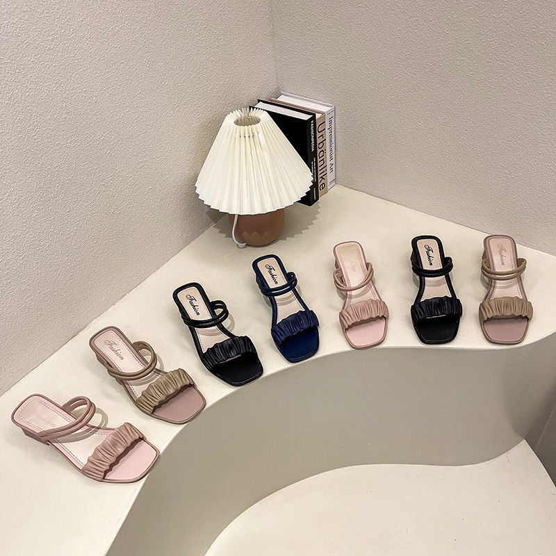 2025 hot new free shipping sandals for womens designer sandals black khaki pink blue Summer new wedge heel sandals