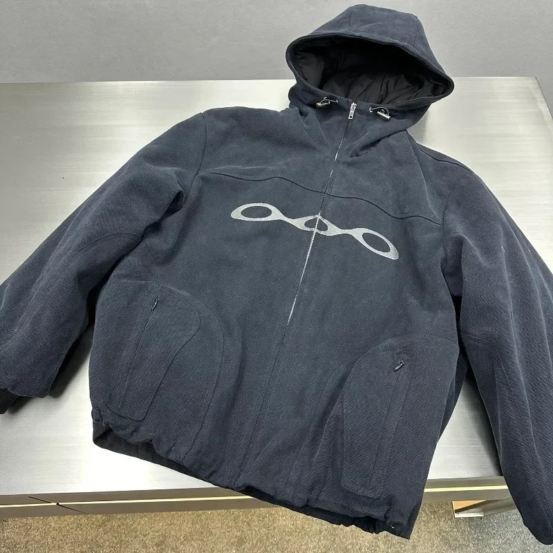 Vintage Wash Zipper hoodie Y2K Jacket Harajuku Hip Hop Alphabet Embroidery oversized hoodie for men and women sweatshirt tops 250214