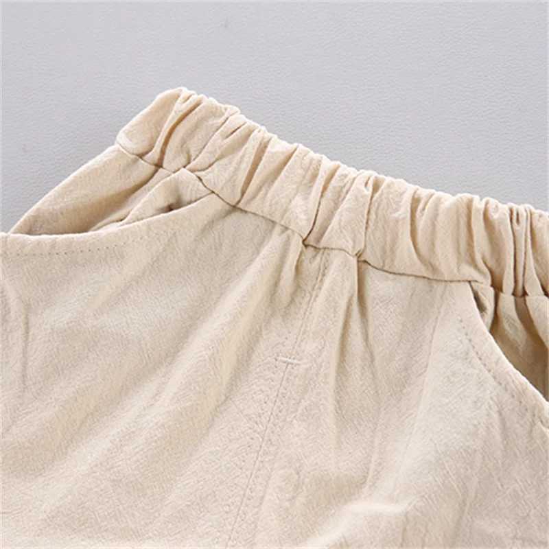 0-3 Year Old Baby Summer Feather Print Shirt Short Sleeve Suit W250218