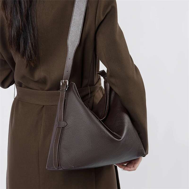 Hifashion Cowhide Genuine Leather Hobo Shoulder Bags For Women 2025 Vintage Designer Large Capacity Messenger Ladies Handbags