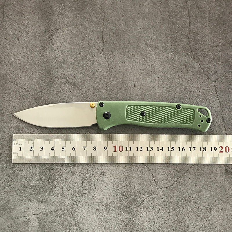 Outdoor 535 Folding Knife 3.24 S30V Satin Plain Blade Polymer Handle Camping safety defense Knives