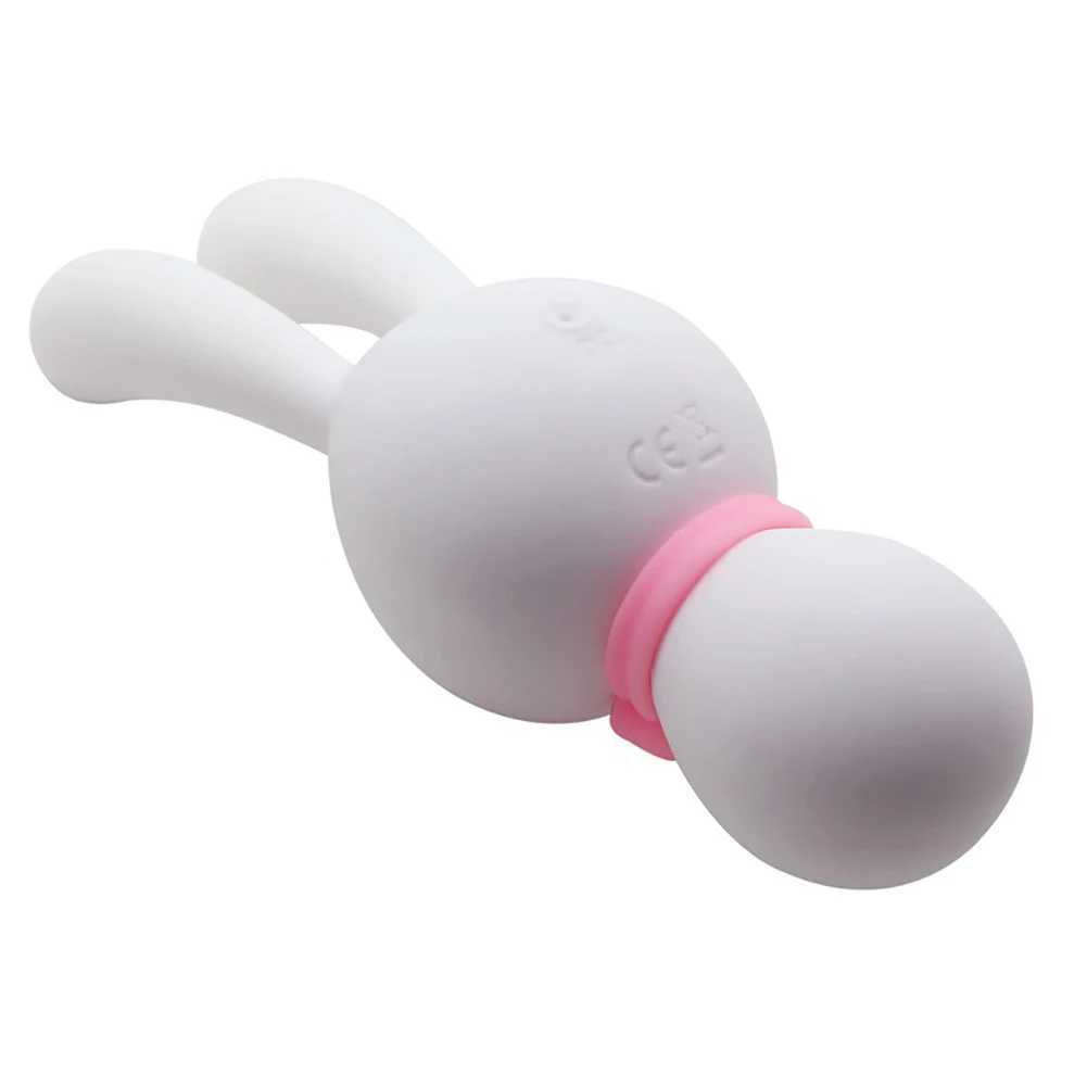 Women Masturbation Big Rabbit Ear Vibrator Stick G-spot Clitoris Massager Toy Sex Toys for women G Spot MassagerXJ250218