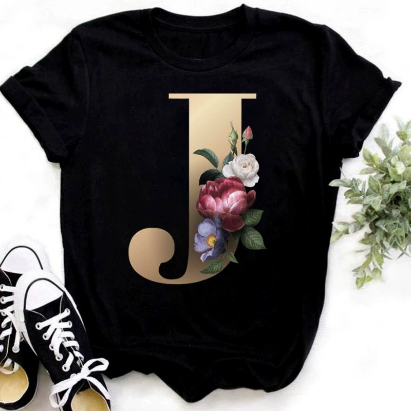 Women's T-Shirt 3D Print Name Clothes Fashion Casual Holiday Round Neck Short Sleeve T-Shirt Diy Custom