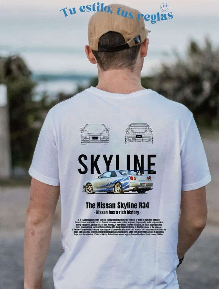 New 3D Digital Printing Round Neck T-shirt Fashion Summer Men's Cartoon Car