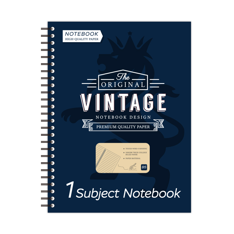 Premium B5 Coiled Journal for Schoolwork and Office Use