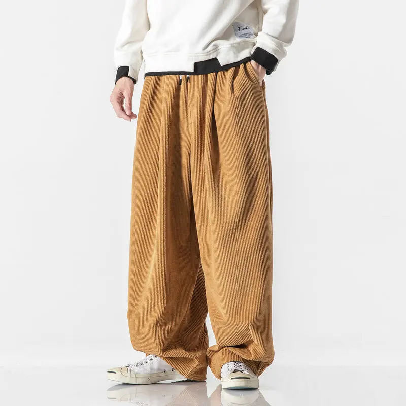 Oversized Mens Casual Trousers Streetwear Harem Pants Fashion Men Woman Long Pants Loose Male Sweatpants Harajuku Plus Size 5XL 250217
