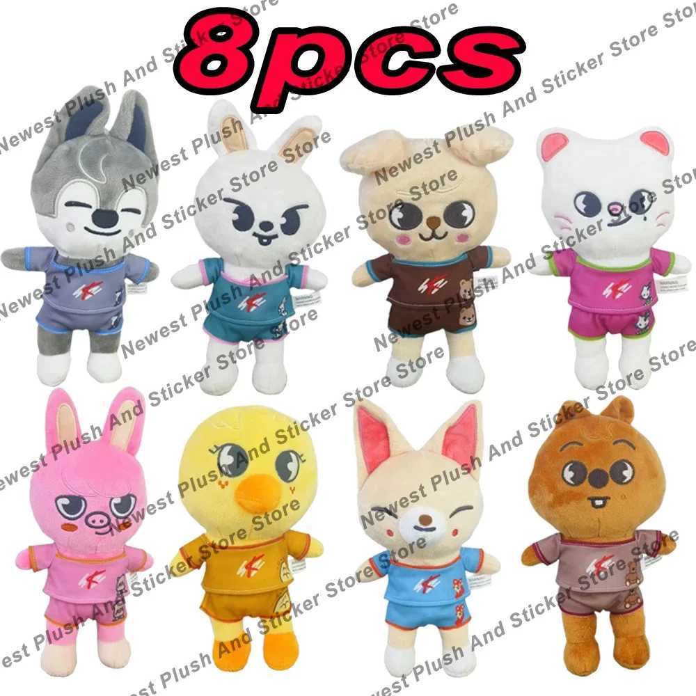Skzoo 25cm Kpop Stuffed Animal Plushies Stay Plush Doll Toys Kaii JYP Adults KZ Fans Keychain Pendant Kid GiftXJ250218