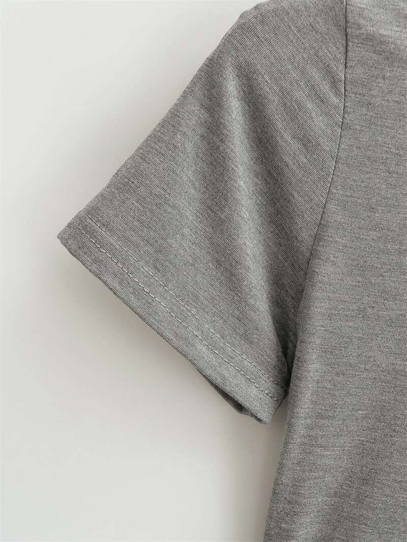 2025 New High-quality Casual Tshirt Sexy Slim Fit Short Sleeved T-shirts Fashion Trend Solid Color Women's Y2k Tops Designer T Shirt