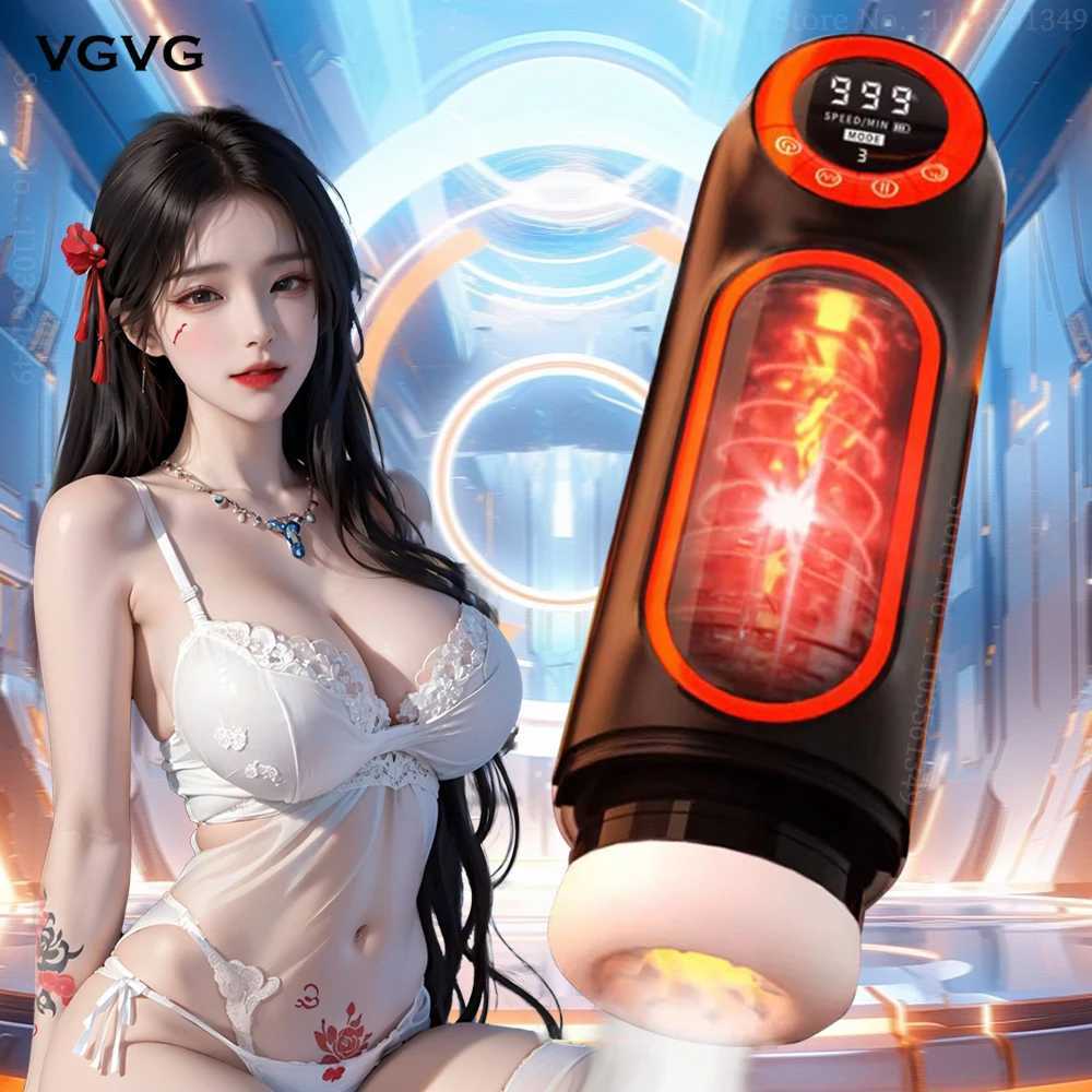 Automatic retractable male masturbation cup penis suction masturbation machine male masturbation real vagina male sex toy adult product W250218