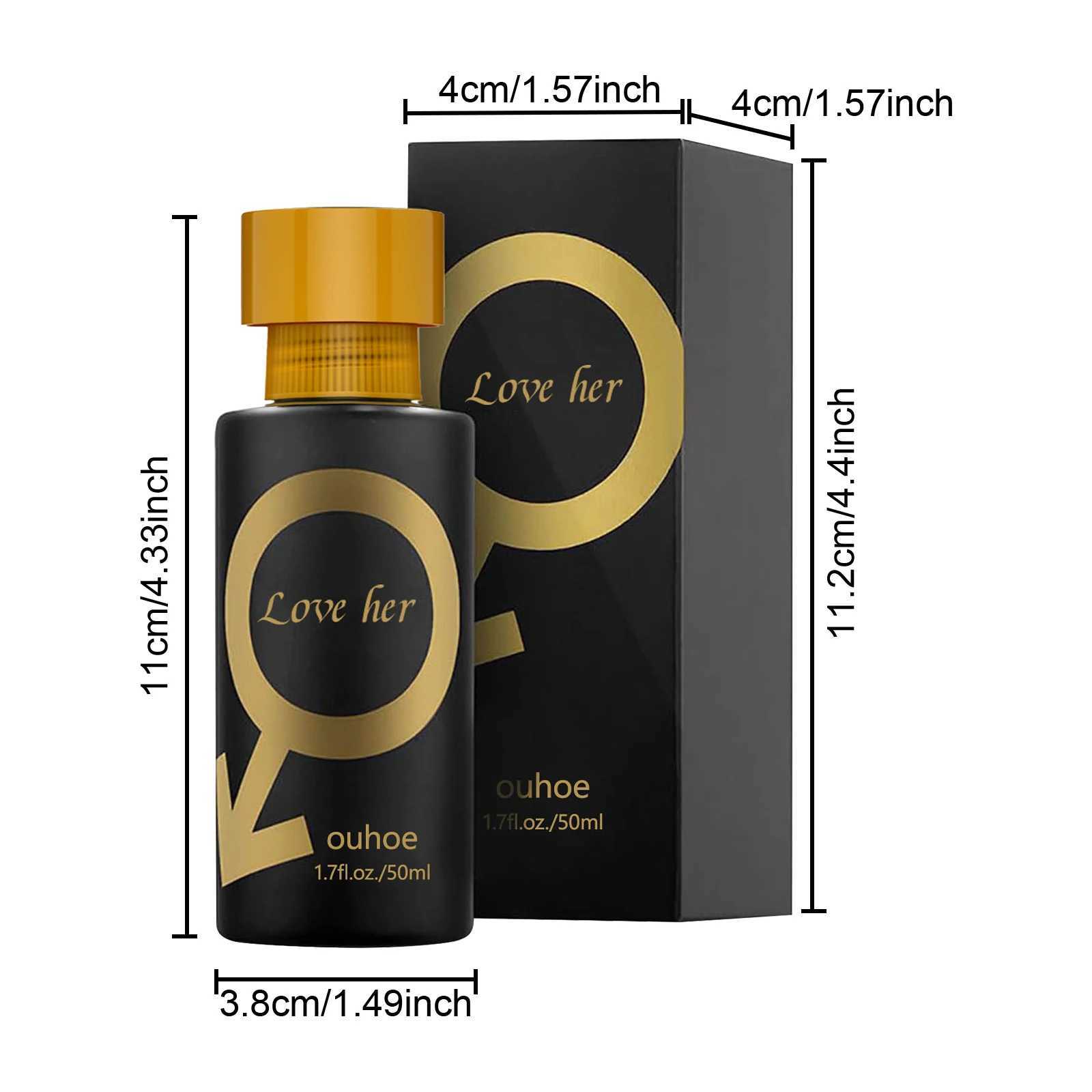 Ouhoe 50ml Charm pheromone perfume Date flirtation scent Lasting perfume Deodorant Fresh fragrance Charming perfume spray W250218