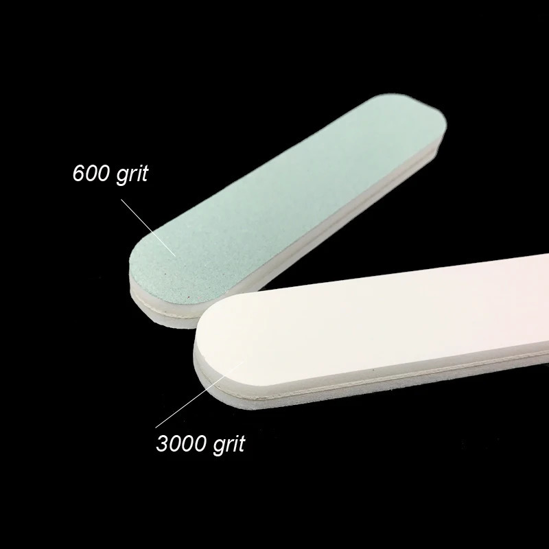 100pcs/lot Nail Buffer Block Polishing UV Gel Nail Polisher Manicure Pedicure Tools Nail Care 600/3000 Grit Ongles Accessoires 250214