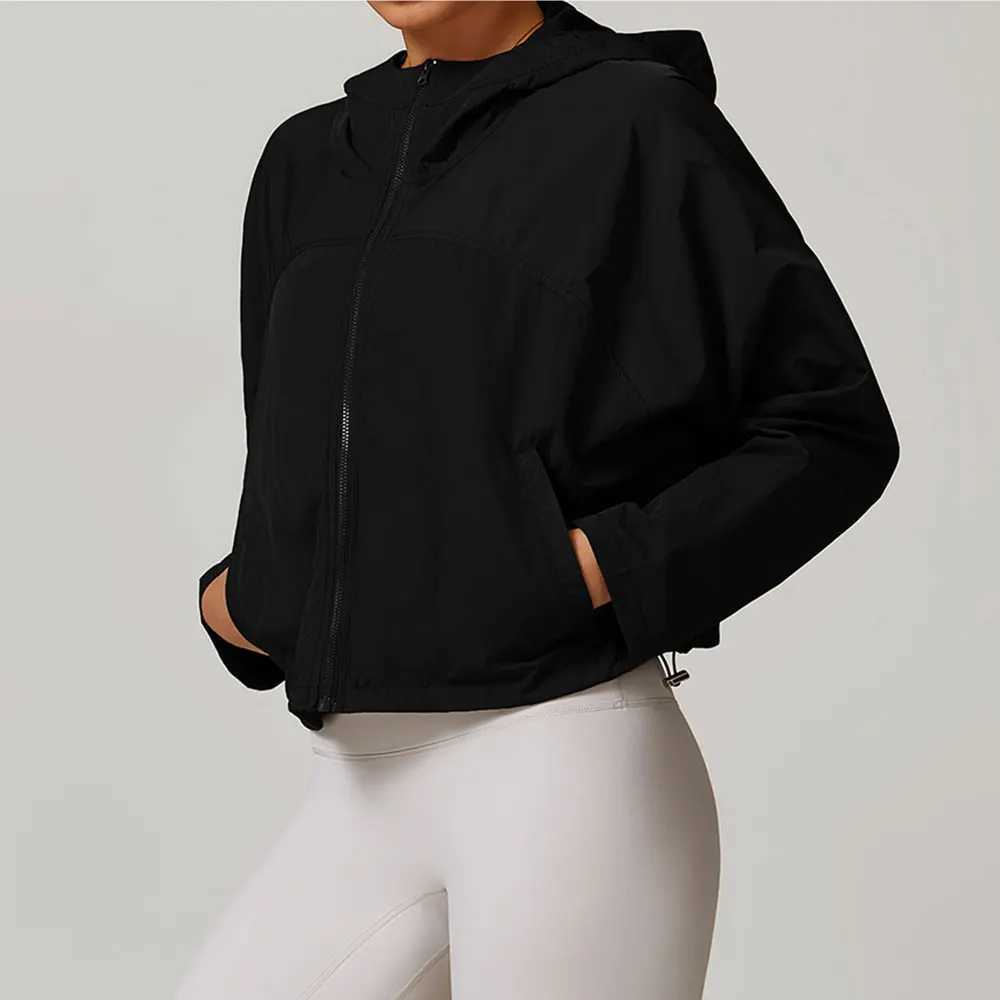 Active Shirts Tees Womens Jackets Long Sleeve Windproof Running Coat Gym Push Up Tight Tops Quick-Dry Breathable Sports Jacket Women H25218 WFJL