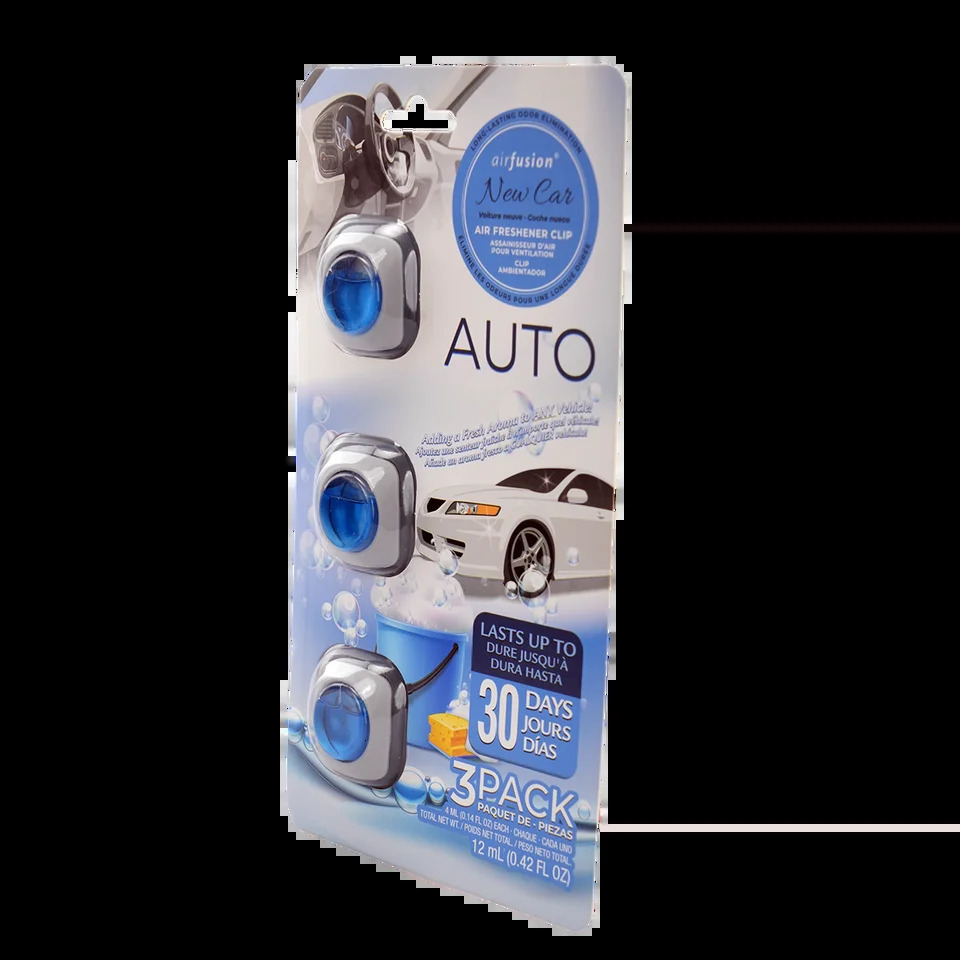 Air Fusion Air Freshener Clip for Car Car Air Freshener Vent Clip Lavender Scent Odor Eliminator Up to 30 Days Car Refresher 250214