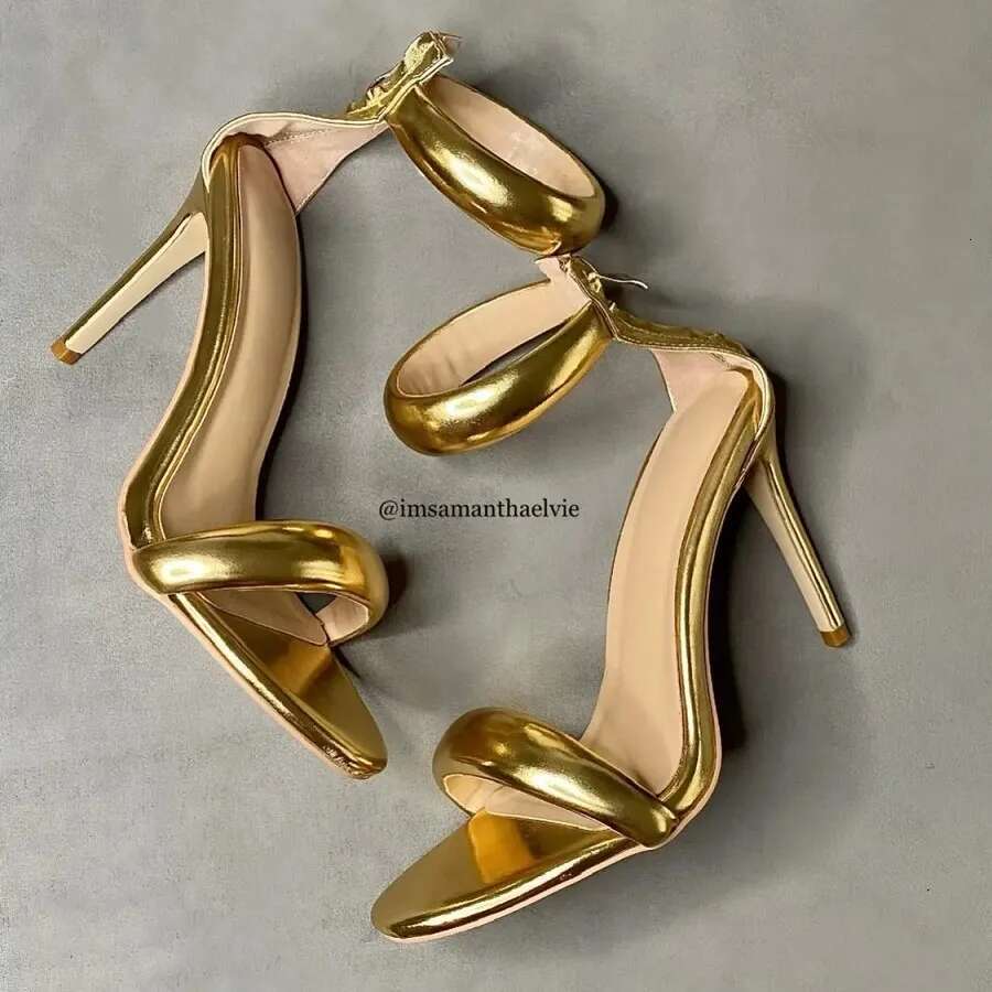 2025 Women Concise Style One-Strap Sandals For Party Sexy Stiletto Heel Back Zip Cover Heels Summer Leopard Sandalias