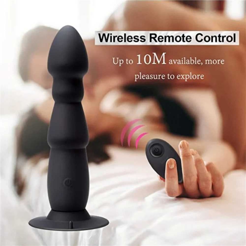 Male Prostate Massager Remote Control Butt Plug Anal Vibrator Men Gay Dildo Sex Toy Vagina G-Spot Vibration for CouplesXJ250218