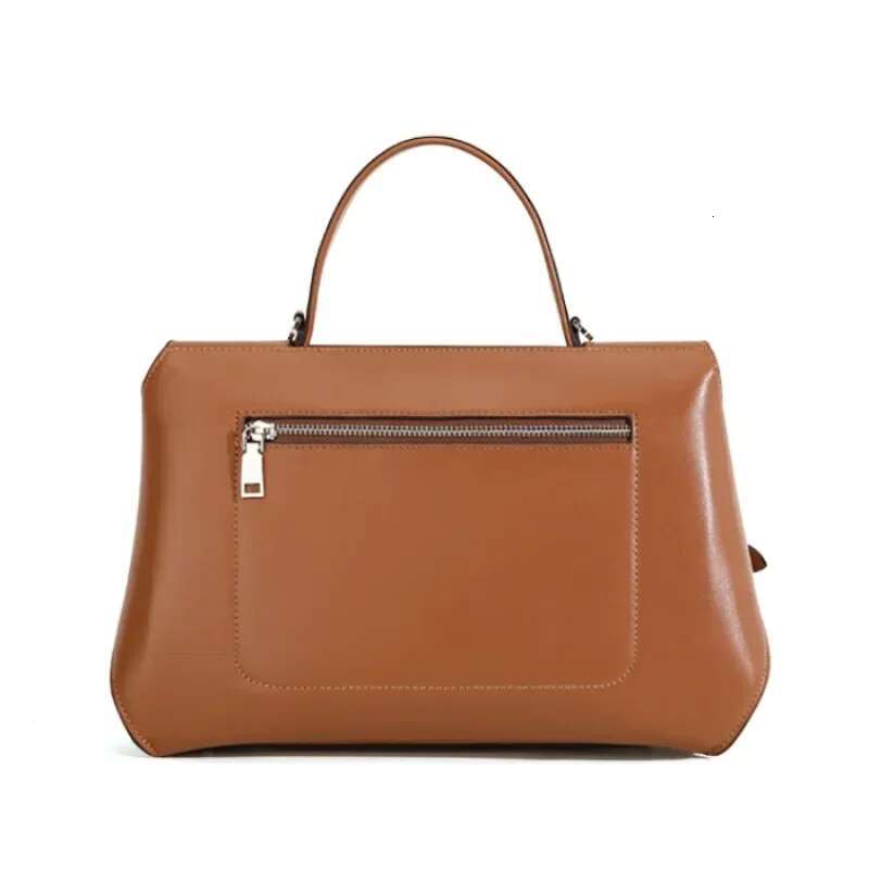 Genuine Leather Designer Handbag 2024 High Quality Large Capacity Commuter Tote Bag Women Original Brands Shoulder Bags