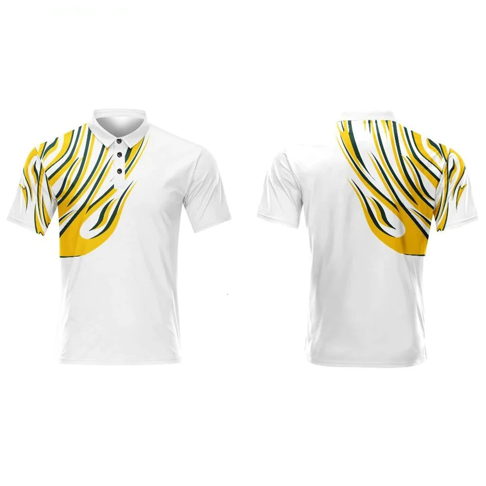 Summer Selling Mens Simple Motion POLO Shirt TShirt Casual Comfort Street outdoors clothing Striped Polo 250213