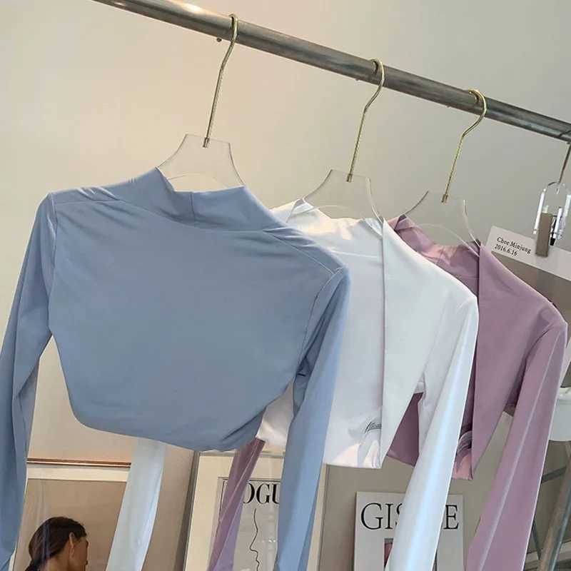 Active Shirts Tees Sports Cardigan Coat Outdoor Shirts Gym Workout Running Women Blouse Quick Dry Clothing Long Slves Tops H25218