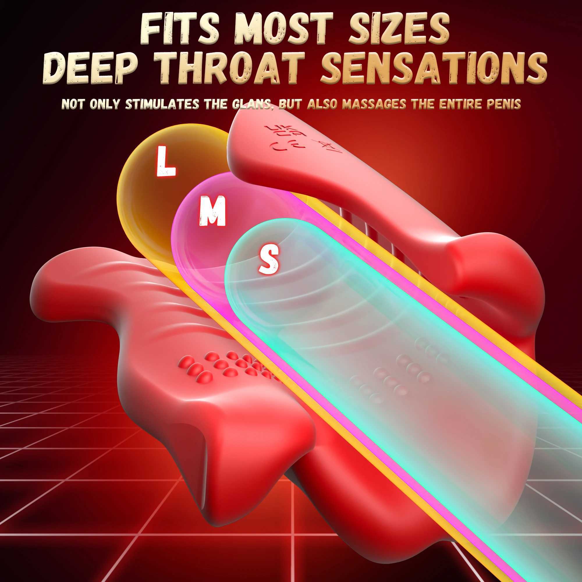 Male Masturbator Penis Training Vibrator Men Glans Massage Stimulator with 9 Vibration Delay Training Exerciser Adult Sex Toy 8 W250218