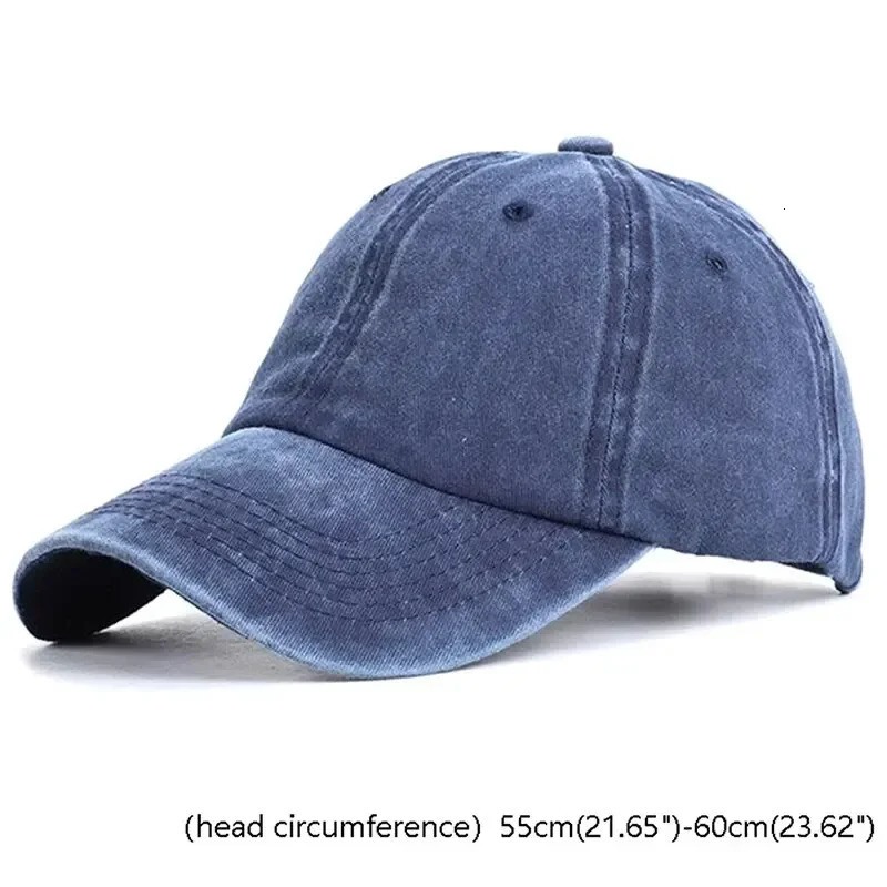 1Pcs Vintage Ponytail Baseball Cap Women Girls Pure Color Soft Washed Cotton Summer Woman Hat Messy High Bun Cap 250214