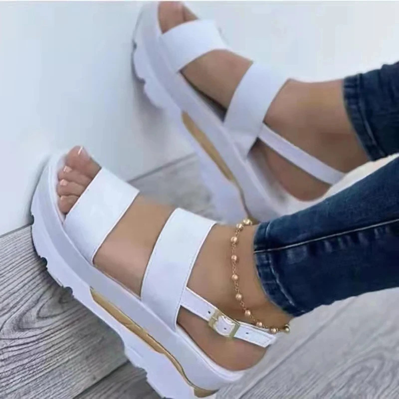 Women Sandals Lightweight Heels Sandals Summer Shoes for Women Wedge Sandal with Platform Sandalias Mujer Wedges Shoes Female 250217