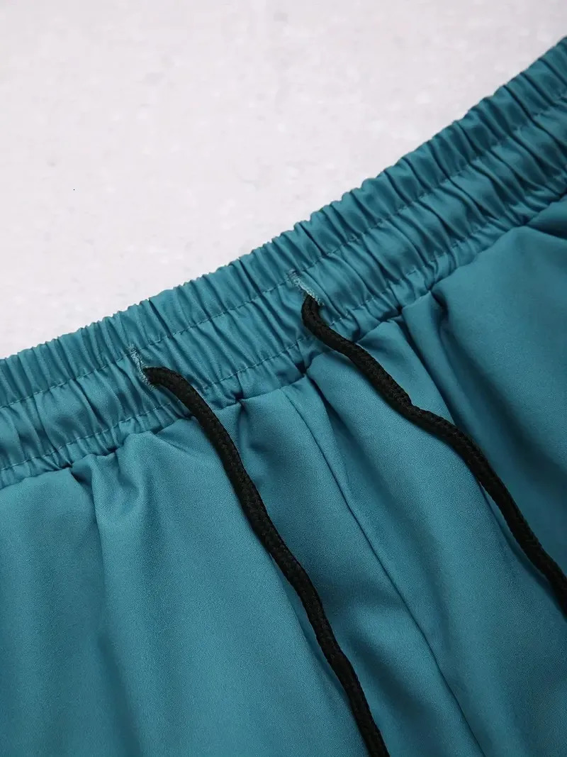 Summer Mens Shirt Shorts Two-piece Set Fashionable Lapel Shirt Set Gradient Printing Leisurefashiondating Good Products 250217