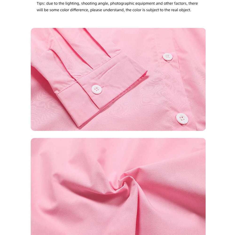 2024 Spring And Summer New Women's Solid Color Single Row Of Buttons Blouse Temperament Casual Round Neck T-Shirt Asymmetric