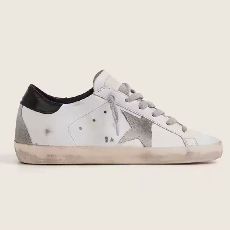 Luxury Designer Retro Star Shoes High quality women's shoes Fashion classic leather heightening shoes