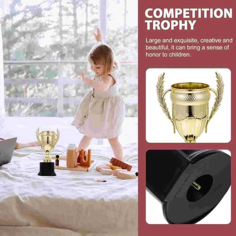 Childrens Trophy Awards Competition Soccer School Rewarding Supply Winner Award Trophy Toy Plastic Model Small Prize Cup W250217