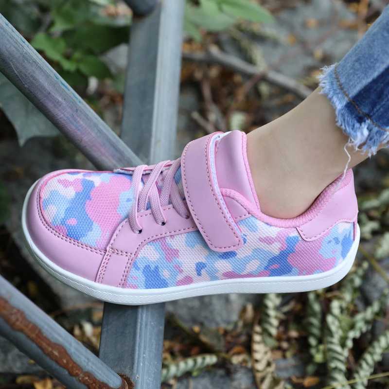 GudaFoot Little/Big Kid Wide Width Barefoot ShoesBoys/Girls Minimst Elastic Opening SneakersFlexible-Zero Drop Sole Z250217