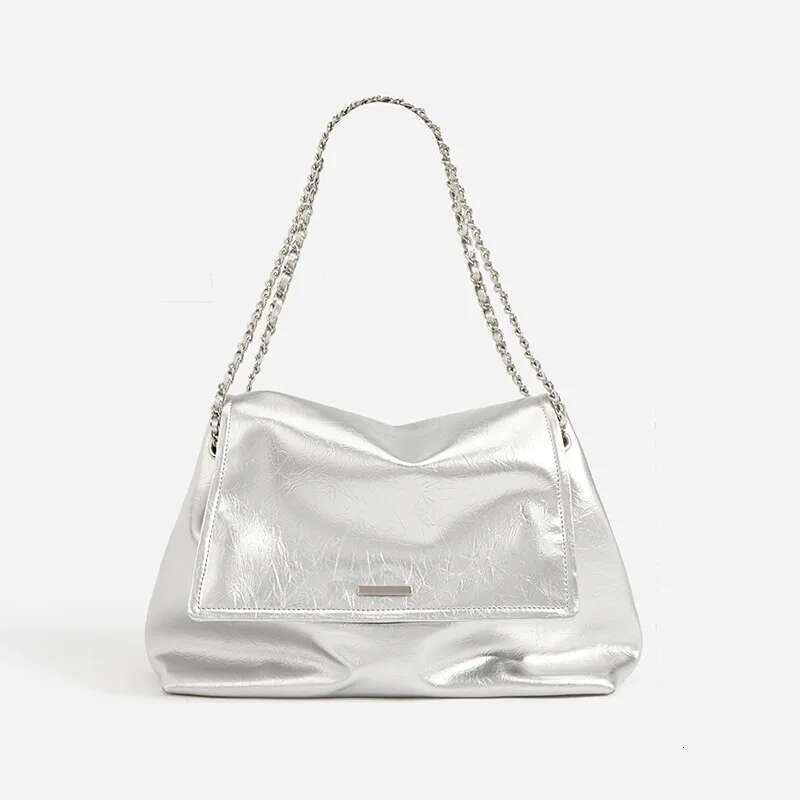 YANATARI Chain Handbag Genuine Tote Women Vintage Brand Soft Cowhide Leather Shoulder Fashion Bag 2023