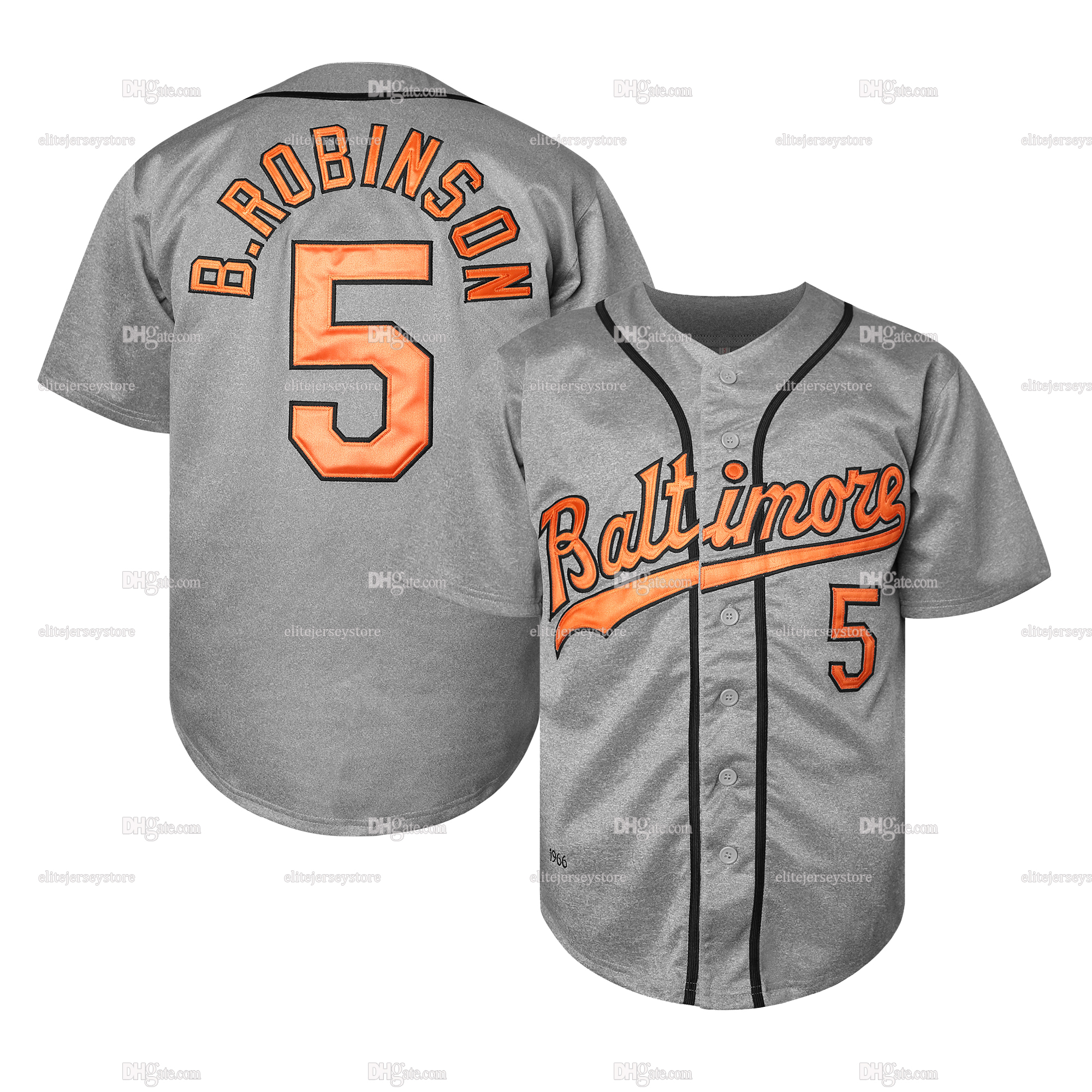 Personalized Custom Baseball Jersey Rutschman Henderson Holliday Westburg Eflin Ripken Any Name Number Embroidered Letter Number Design Polyester