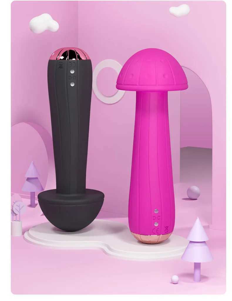 Automatic Rotating Mushroom Vibrator Vaginal G-spot Dildo Masturbator Massage Female Masturbator AV Stick Massage Stick Sex ToyXJ250218